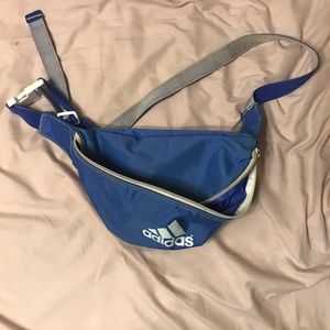 blue adidas fanny pack